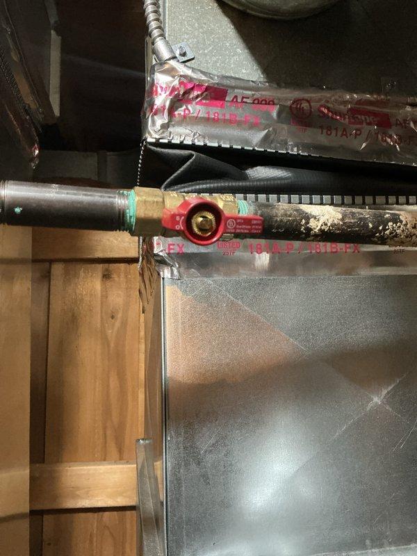 Completed full HVAC system installation including 70,000 BTU furnace and 2-ton rear-discharge air conditioning unit. Installed new thermostat, humidifier, and reconnected all electrical, mechanical, and plumbing connections per code requirements. Obtained mechanical, plumbing, and electrical permits for the installation. Verified proper operation of all equipment, checked refrigerant charge, tested airflow at 500 CFM, and confirmed system meets AHRI certification standards. Installation qualifies for utility rebate program and all components are functioning within manufacturer specifications.