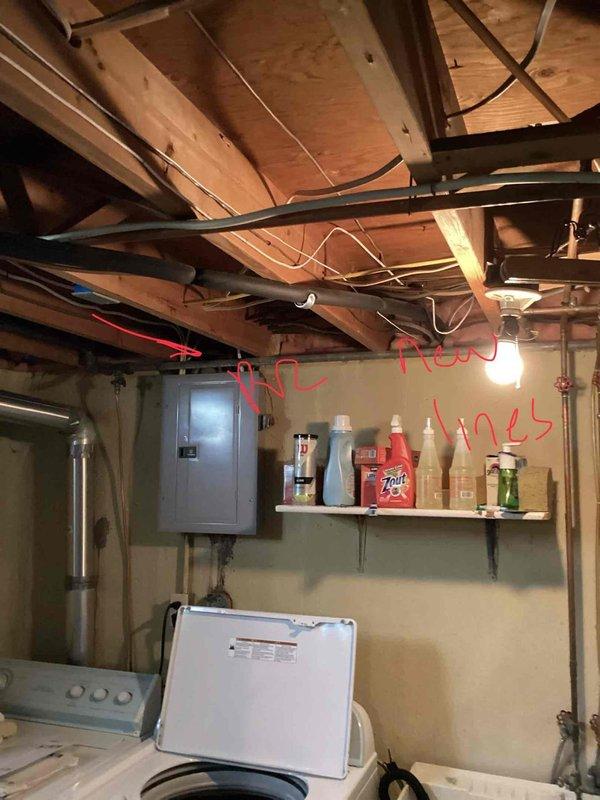 Conducted comprehensive site assessment for full HVAC system replacement in residential basement utility area. Evaluated existing electrical infrastructure, including main breaker panel capacity and circuit availability, to determine compatibility requirements for new furnace and air conditioning installation. Documented current mechanical room layout, ductwork configuration, and spatial constraints to develop equipment placement recommendations and identify any necessary modifications for optimal system performance.