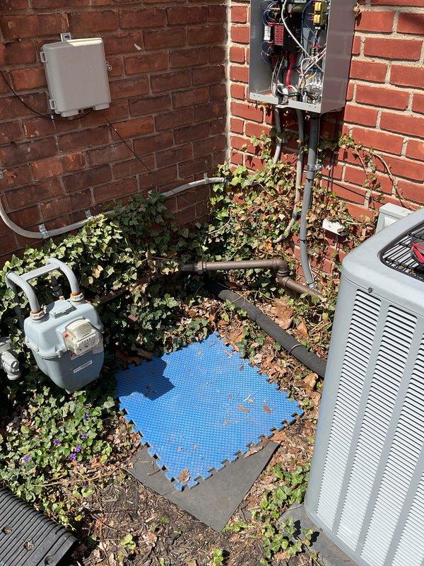 Completed generator replacement installation at residential property. Successfully removed existing unit and installed new generator system with proper electrical connections, gas line integration, and grounding per code requirements. Permit requested for inspection approval, all work performed to manufacturer specifications and local electrical standards.