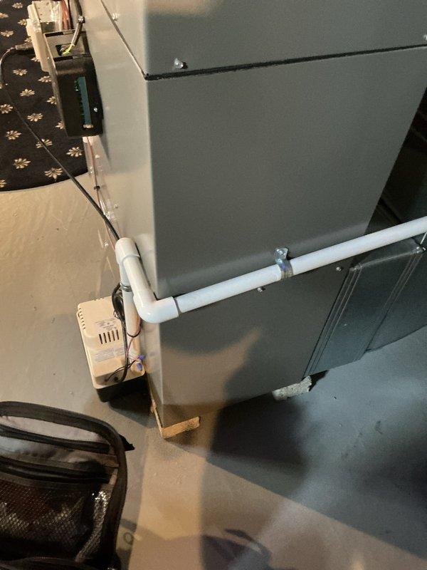 Performed AC system start-up on newly installed basement evaporator coil and associated HVAC equipment. Verified proper operation of furnace, humidifier, condensate pump, and drainage system, ensuring all components were functioning correctly and system was ready for cooling season operation.