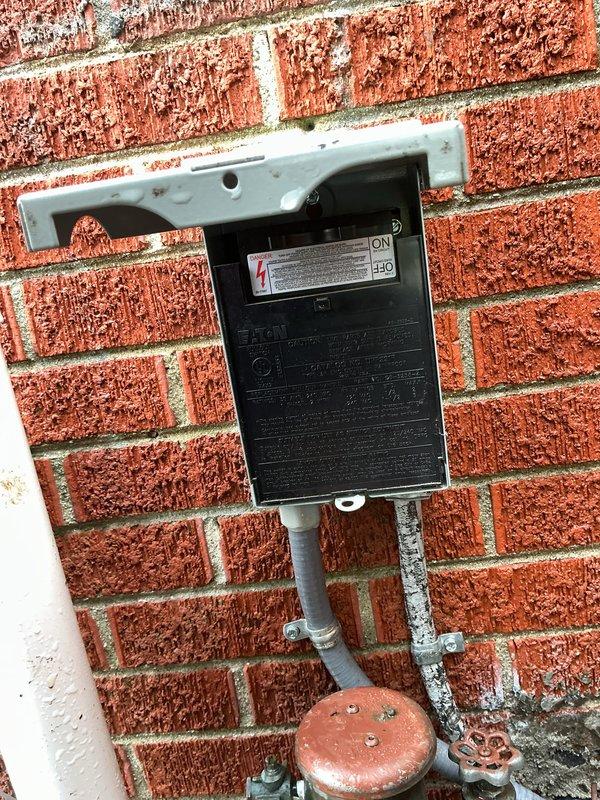 Completed comprehensive Gold AC inspection on 5-year-old residential air conditioning system. Verified operational status of both outdoor condensing unit and indoor air handler with Bryant humidifier component. Inspected electrical disconnect switch at exterior condenser location, confirmed proper positioning and functionality. Examined indoor equipment including ductwork connections, copper refrigerant lines, condensate drainage system, and electrical wiring. All components found operating within normal parameters with no immediate service needs identified. System cleared for continued operation.