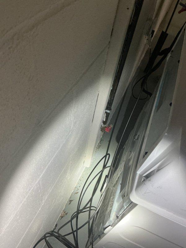 Completed gas dryer hookup to existing gas line at newly remodeled residence. Installed gas line connector and dryer vent at single location where appliance was already positioned. All connections tested and verified for proper operation and safety compliance.