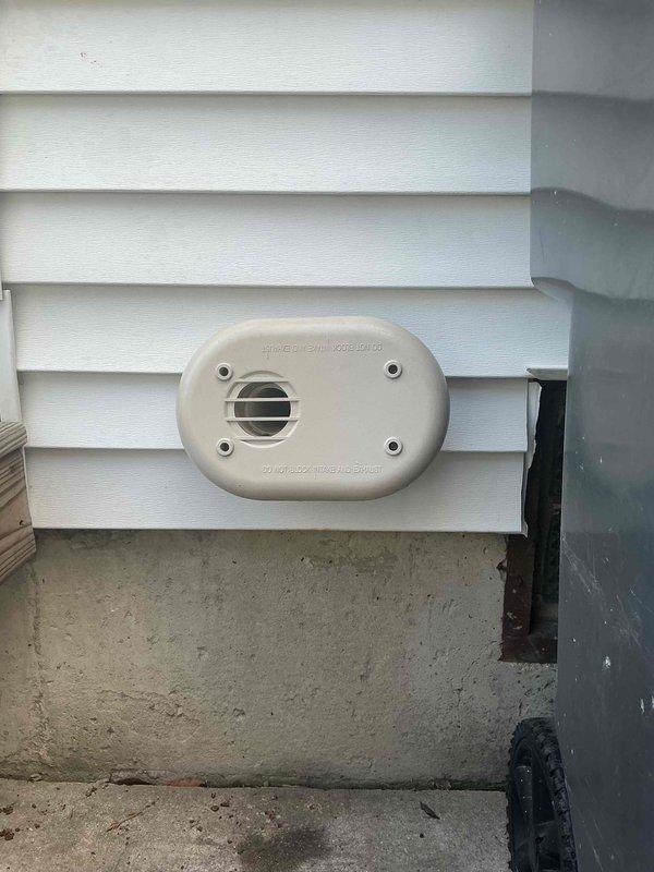 Responded to service call for 5-year-old furnace in basement displaying "G F S flame fail in run mode" error. Performed comprehensive tune-up maintenance including system diagnostics, flame sensor inspection and cleaning, burner assembly examination, and verification of proper ignition sequence. Tested gas pressure at meter (37.8" reading documented), inspected intake/exhaust venting at exterior termination point, confirmed all safety controls operational, and cycled unit multiple times to verify error code resolution and stable operation.
