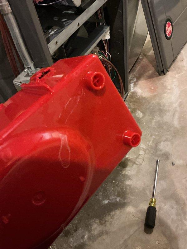 Completed comprehensive AC inspection on basement-located coil system of unknown age. Assessed and addressed leaking humidifier line issue. Performed standard tune-up procedures including system evaluation, component inspection, and operational testing to ensure proper cooling performance and efficiency.