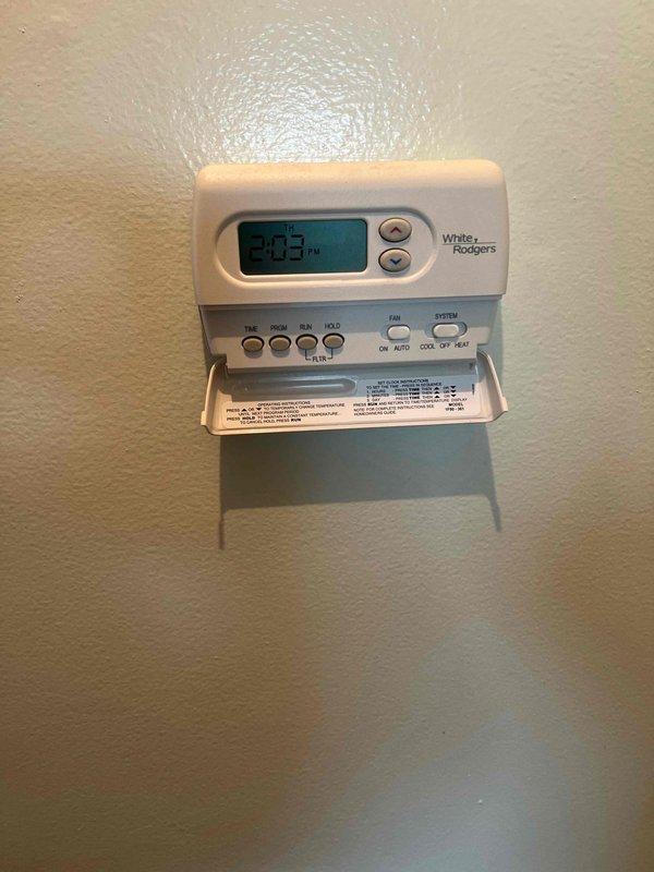 Completed installation of 70,000 BTU furnace system with all mechanical and electrical reconnections. Obtained required mechanical, electrical, and furnace permits prior to installation. Installed and programmed White-Rodgers thermostat, verified proper system operation across all heating modes, and confirmed accurate temperature control and scheduling functions.