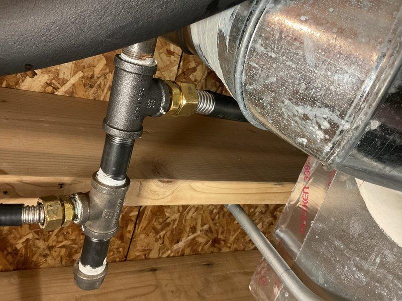 Coordinated with utility company for gas meter exchange from standard 250 to 250TC model at newly constructed residential property. Arrived on-site as scheduled to complete gas meter hookup following utility installation. Connected new meter to existing gas line serving full house system, ensuring proper fitting installation and secure connections at front-of-house meter location. Verified all connections for proper seal and system integrity upon completion.