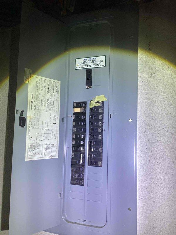 Responded to no heat call on eighteen-year-old furnace system in basement that was blowing air but not producing heat. Diagnosed failed secondary heat exchanger on aging unit. Provided comprehensive replacement estimate for new furnace system, documented existing equipment configuration including humidifier attachment and PVC venting, photographed electrical panel and current HVAC installation for quote preparation.
