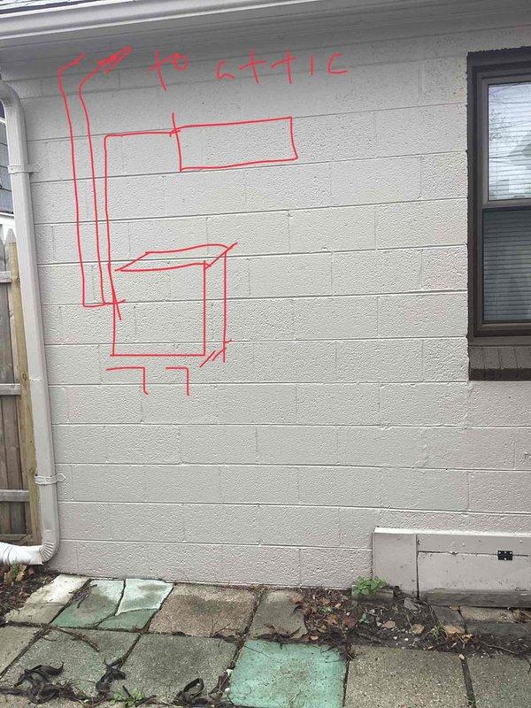 Completed estimate for mini split installation requiring gas line extension to second floor. Assessed existing gas meter location and mapped routing path along exterior wall up approximately 25 feet to second-floor penetration point. Proposed installation includes running new gas piping from existing meter through exterior wall-mounted route with appropriate supports and code-compliant fittings to supply future mini split equipment on upper level.