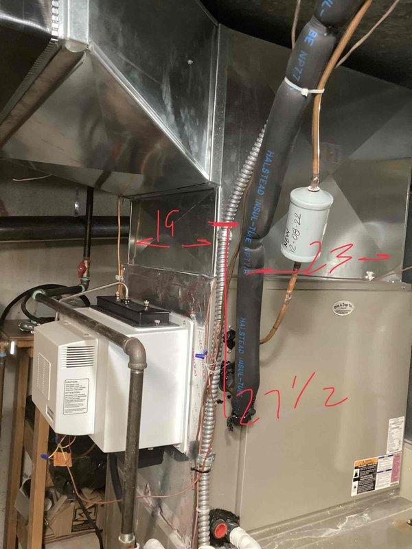 Completed comprehensive estimate for residential furnace and air conditioning system replacement. Evaluated existing HVAC equipment in mechanical room, including current ductwork configuration, electrical panel capacity with Generac transfer switch integration, and existing water heating systems. Documented equipment specifications, spatial requirements, and electrical infrastructure to provide accurate replacement recommendations for complete heating and cooling system upgrade.