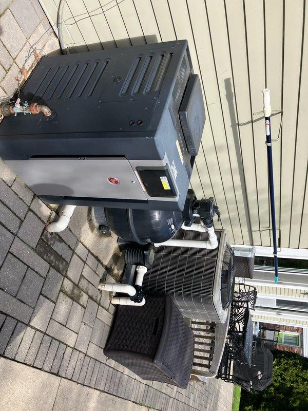 Completed HVAC estimate for new mini split installation in residential garage. Assessed existing electrical panel capacity and outdoor equipment placement on elevated platform adjacent to building. Evaluated installation requirements including outdoor condenser unit positioning, electrical circuit availability, and refrigerant line routing from garage to exterior mounting location.