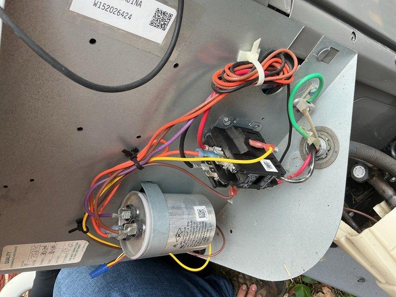 Completed routine air conditioning tune-up on a five-year-old system. Performed standard maintenance inspection including electrical component testing, capacitor verification, and system diagnostics. All components found operating within normal parameters; unit left in proper working condition with customer informed of system status.