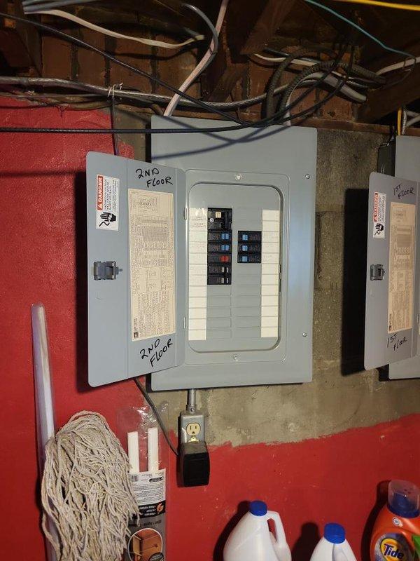 Provided estimate for replacement of 14-year-old residential furnace unit located in basement. Current equipment is operational but experiencing performance issues. Assessed existing HVAC system configuration, including air handler unit and ductwork connections, as well as proximity to electrical panel and water heater to determine proper replacement specifications and installation requirements.