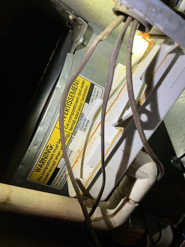 Responded to no heat call with thermostat set to 71°F and indoor temperature at 65°F. Upon arrival, inspected furnace unit and associated components in basement mechanical room. Diagnosed system failure, performed necessary repairs to restore heating operation, and verified proper function with successful system startup and temperature recovery.