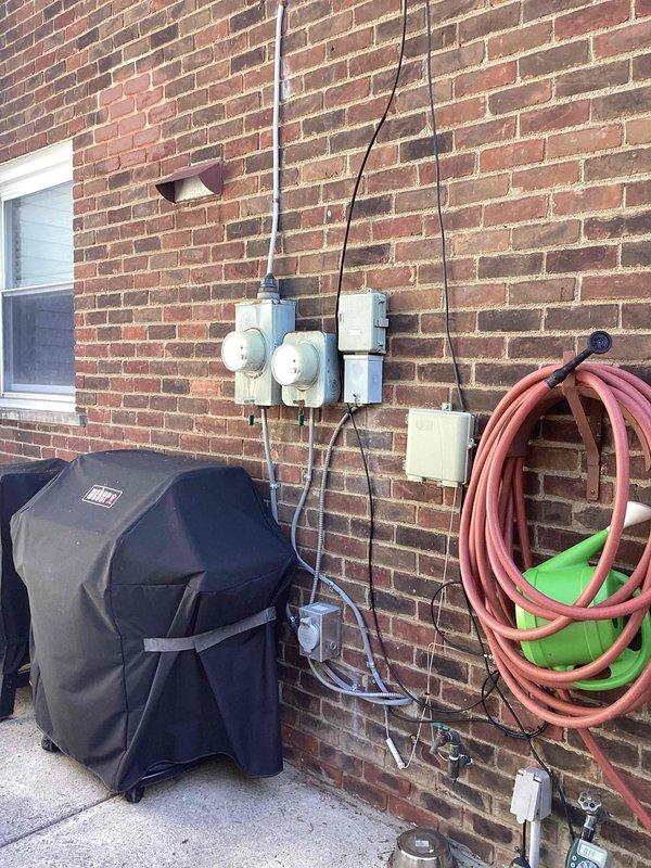 Provided estimate for mini split installation in converted back porch office space with potential second head unit for master bedroom. Evaluated existing electrical infrastructure at exterior utility area and determined electrical panel upgrade required to support new system installation.