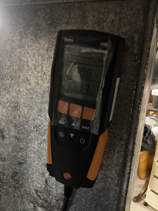 Completed comprehensive tune-up and inspection on dual-zone HVAC system consisting of two air conditioning units and two furnaces installed in 2021. Performed combustion analysis using Testo 310 analyzer on both heating units, verified proper operation of all equipment, and conducted standard maintenance procedures on basement and exterior-mounted components. All systems tested and confirmed operational with no deficiencies noted.