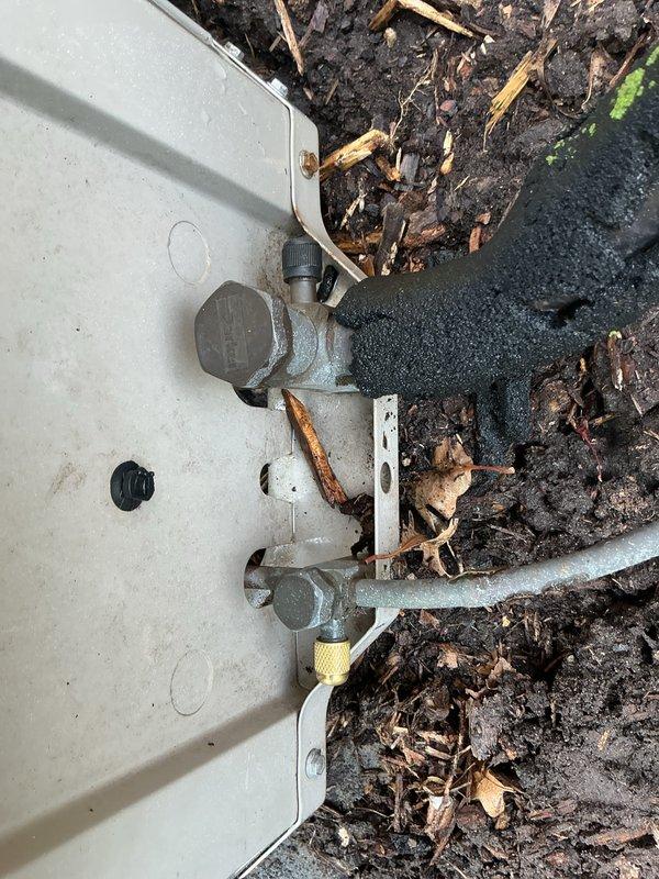 Completed comprehensive Gold AC Inspection on 6-year-old residential air conditioning system with air handler located in basement. Performed full system evaluation including exterior condenser unit examination, refrigerant line connections, and electrical disconnect inspection. All components found operating within normal parameters with no immediate service needs identified at time of inspection.