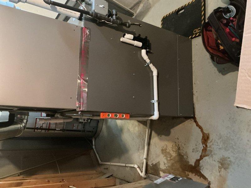 Completed pre-summer maintenance inspection on a 10-year-old air conditioning system. Performed comprehensive tune-up including inspection of indoor air handling unit, verification of refrigerant lines and condensate drainage system, and assessment of all accessible HVAC components. All systems operating within normal parameters with no issues identified during the preventive maintenance visit.