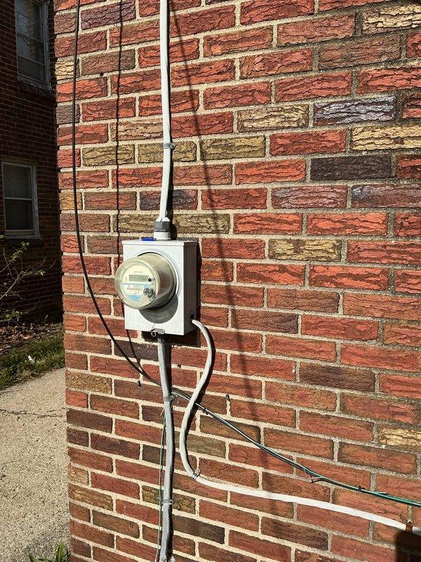 Responded to customer report of flickering lights throughout the residence. Performed comprehensive electrical system diagnostic, including inspection of the main electrical service panel, meter base connections, and exterior service entrance conductors. Identified loose connection points at the meter base where service entrance cables interface with the utility meter, which was causing intermittent power fluctuations and flickering throughout the home. Tightened all electrical connections at the meter base, verified proper torque specifications on all terminal lugs, and confirmed secure attachment of service entrance conductors. Tested voltage stability and conducted load verification to ensure consistent power delivery to the residence, resolving the flickering issue.