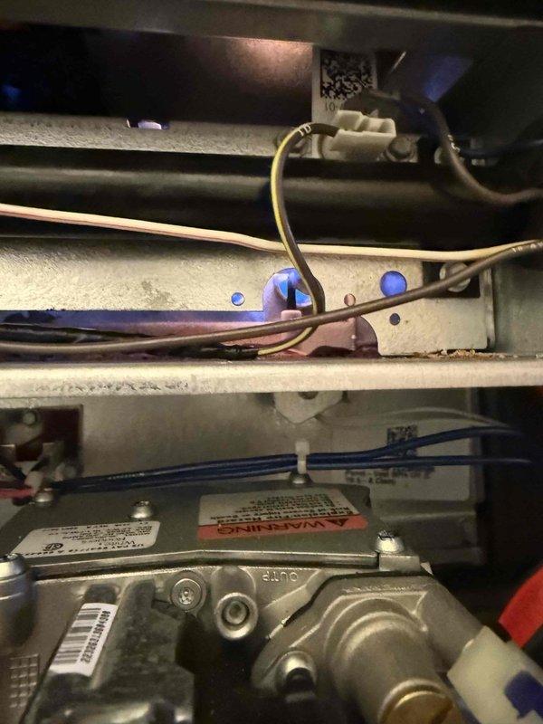 Responded to no heat call for 3-year-old Lennox furnace experiencing intermittent operation for approximately one week with multiple callbacks. Upon inspection, diagnosed failed rollout switches causing safety lockout. Replaced rollout switches under purchase order, verified proper gas valve operation, and tested all safety controls. Cycled unit through multiple heating cycles to confirm reliable operation and proper burner flame characteristics. System restored to full heating capacity with all components functioning within manufacturer specifications.
