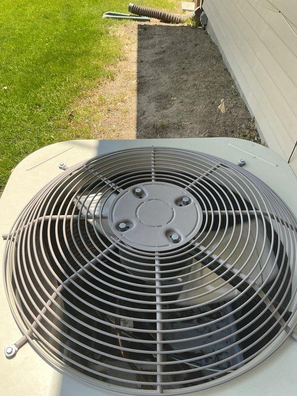 Completed comprehensive AC tune-up on 27-year-old International Comfort air conditioning system. Performed standard cooling maintenance procedures including inspection of outdoor condenser unit (model PA10NA030N0A10AA), verified proper fan operation, checked electrical connections and specifications, cleaned unit components, and confirmed system is operating properly with no issues detected.