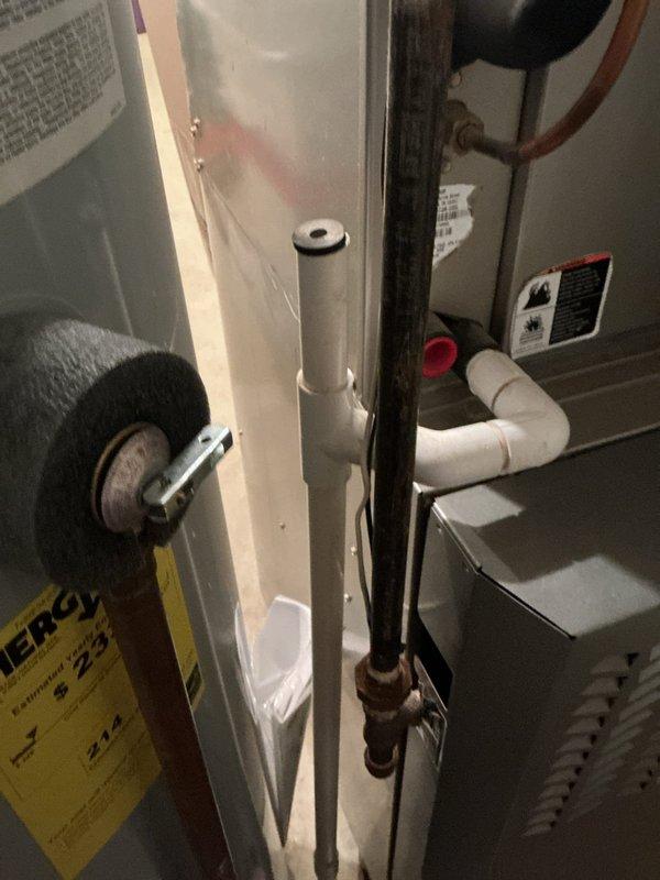 Completed comprehensive Gold AC inspection on 10-year-old air conditioning system with air handler located in basement. Performed full system evaluation including visual inspection of HVAC equipment, verified proper operation of all components, and inspected air filtration system with 3M pleated filter in place. Advised customer that outdoor condenser area requires clearing of debris and animal waste to maintain optimal system performance and prevent future operational issues.
