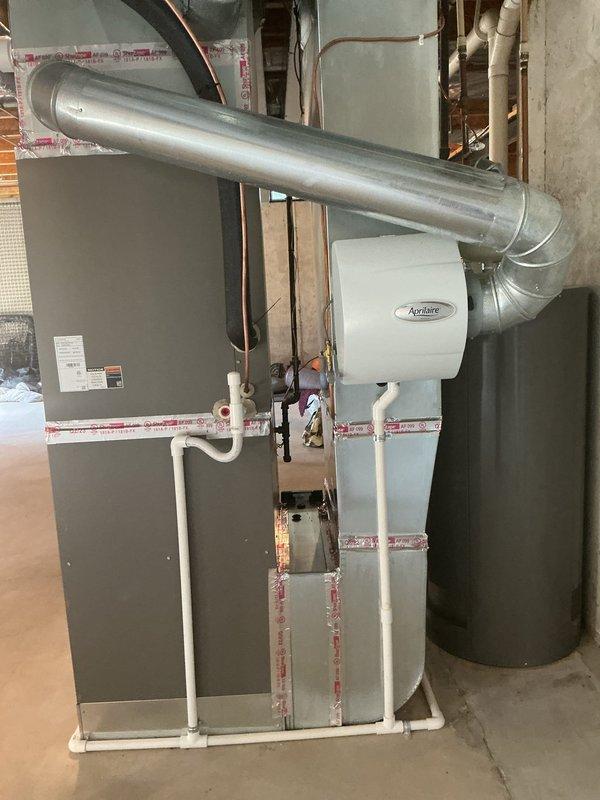Responded to no-cool complaint on 3-year-old AC system located in basement. Unit was attempting to start but shutting down immediately after initial startup. Diagnosed and repaired faulty component preventing proper system operation. Verified thermostat communication and settings, confirmed proper airflow through air handler and ductwork, and tested system through complete cooling cycle. Unit now operating within manufacturer specifications with normal startup sequence and sustained cooling output.