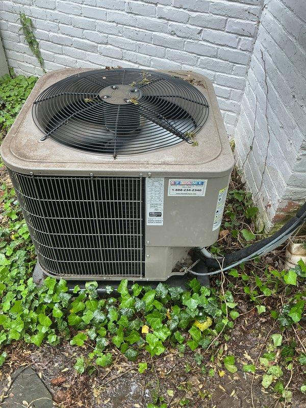 Completed comprehensive Gold AC preventive maintenance inspection on three residential HVAC systems, approximately 5 years old, with air handlers located in attic, basement, and garage respectively. Performed thorough multi-point inspection protocol on all outdoor condenser units including examination of compressor operation, refrigerant pressures, electrical connections, contactors, and capacitors. Inspected condenser coil fins for debris accumulation and airflow restriction, noting vegetation growth around outdoor units that was documented for customer awareness regarding proper clearance requirements.

Verified proper amp draw on all compressor and fan motor circuits, tested capacitor values against manufacturer specifications, and confirmed secure electrical connections at disconnect boxes. Evaluated condenser fan blade condition and motor bearings for wear indicators. Assessed refrigerant line insulation integrity on all three systems and checked for signs of refrigerant leakage a