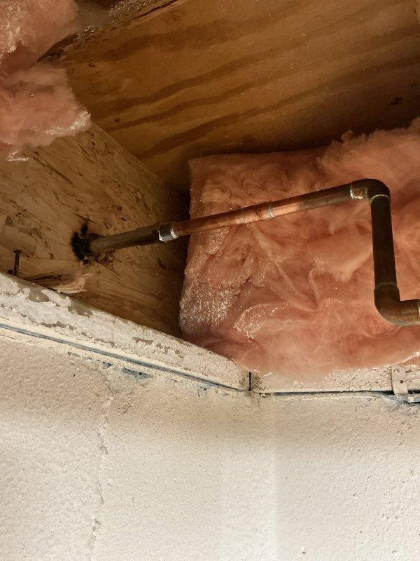 Installed one exterior hose bib and three interior faucets in residential property. Routed new copper supply lines through floor joists in crawl space, utilizing proper pipe hangers and supports, with soldered connections at all fittings to ensure leak-free operation and code compliance.