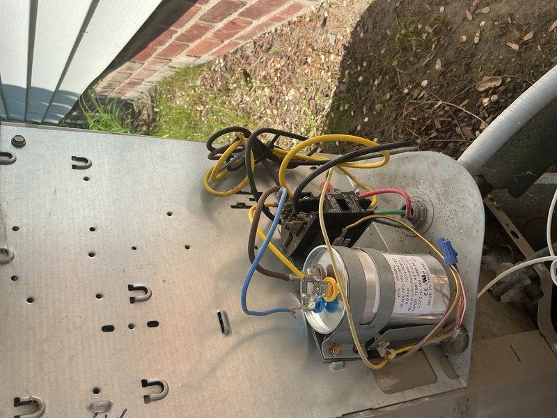 Completed comprehensive Gold AC Inspection on residential split system with air handler located in basement and condensing unit positioned exterior. Performed thorough examination of indoor and outdoor components, verified electrical connections and capacitor integrity, inspected refrigerant lines and ductwork, and documented equipment condition through photographic records. System found operating within normal parameters with no immediate service concerns identified.