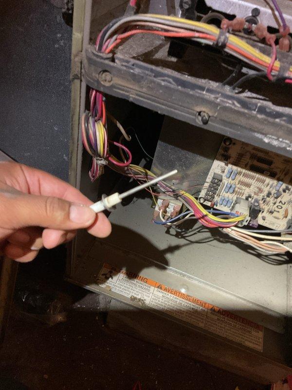Performed comprehensive tune-up and inspection on 10+ year old furnace and water heater located in basement. Inspected all electrical connections on furnace control board, verified proper wire terminations at terminal blocks, and examined system wiring harnesses for wear or damage. Evaluated water heater condition including piping connections and overall unit performance. All components found operating within normal parameters, connections secured, and systems ready for continued service.
