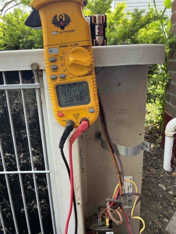 Performed routine cooling maintenance on 32-year-old outdoor AC unit per customer's maintenance plan request. Conducted comprehensive diagnostic testing using digital multimeter to verify electrical readings and system performance, measured airflow at 305 CFM, and inspected all major components including compressor, capacitor, and condenser coil. All systems tested within acceptable parameters; unit operating properly with no cooling deficiencies identified.