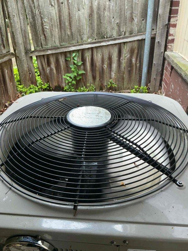 Responded to no heat/no cool call with thermostat displaying no power after reported fuse failure. Inspected electrical circuit and replaced blown fuse at main panel, restoring 24V power to thermostat in dining room. Verified gas furnace ignition sequence with burners firing properly and outdoor condensing unit operational with fan running. System restored to normal heating and cooling operation with thermostat responding correctly to temperature calls.