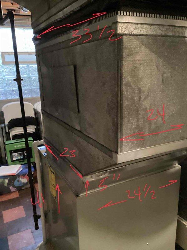 Performed comprehensive HVAC estimate and inspection on 10-year-old system with identified cracked heat exchanger in furnace requiring replacement. Conducted Gold AC inspection protocol, documenting basement-located air handler and ductwork system with detailed measurements and photographic documentation. Assessed thermostat operation, ductwork configuration, and overall system condition to provide equipment replacement recommendations due to compromised heat exchanger safety concern.