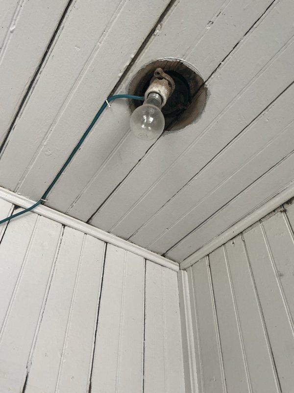 Replaced service entry cable from utility connection point to building, installing new conduit routing across roofing structure to main electrical panel. Replaced defective hallway light switch wiring, securing new conductor and installing updated switch mechanism with proper grounding. Installed GFCI receptacle in laundry room per code requirements, ensuring proper ground fault protection for wet location.