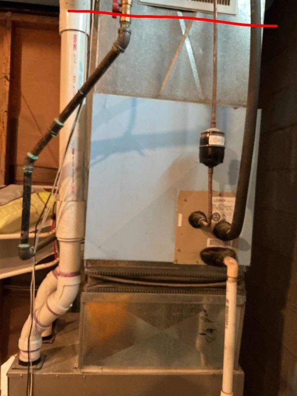 Performed routine maintenance and inspection on a 25-year-old air conditioning system located on the north side of the property. System was found to be low on R22 refrigerant during the tune-up service. Completed comprehensive evaluation of the aging unit, including inspection of the indoor HVAC components, ductwork, and associated mechanical systems. Based on the age of the equipment and R22 refrigerant requirements, provided estimate for complete system replacement to address refrigerant concerns and ensure continued reliable operation.