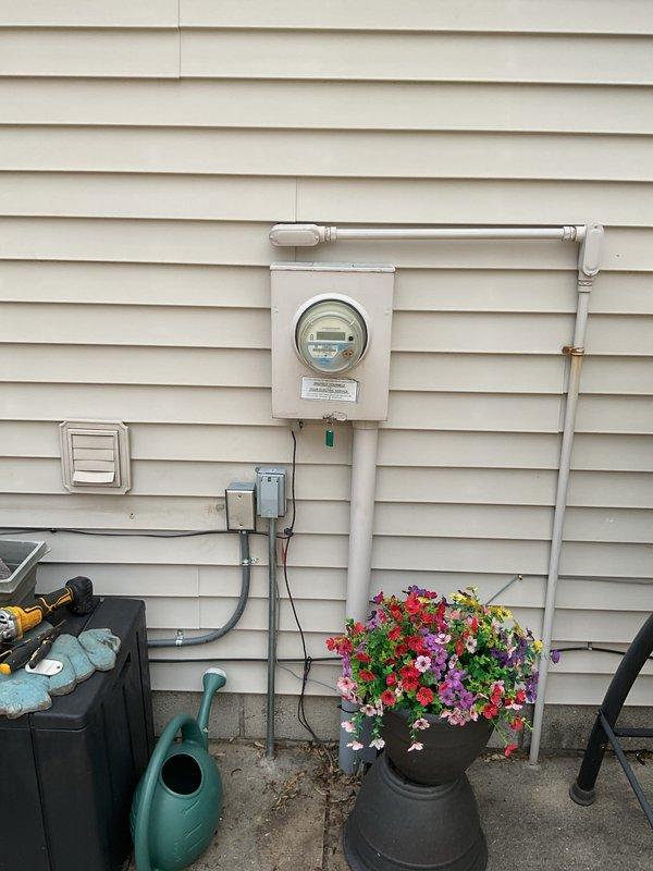 Completed full HVAC system installation including a 70,000 BTU furnace and 2.5-ton air conditioning unit with rear discharge configuration. Installed new thermostat, roof venting, and electrical reconnection. Mechanical and electrical permits were requested and processed for the installation. System qualifies for utility rebates and has been registered with AHRI certification number for warranty purposes.