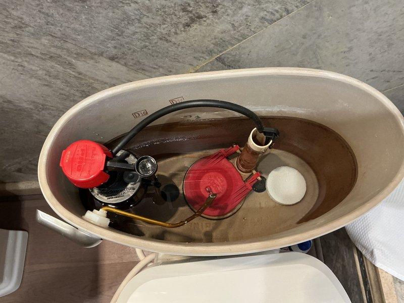 Responded to service call for pedestal sink leaking from underside. Upon inspection, identified water leak originating from supply line connections beneath the basin. Tightened compression fittings on hot and cold water supply lines and inspected drain assembly for proper seal. Verified pedestal sink mounting and checked for any cracks in porcelain fixture. Tested water flow and monitored connections under pressure to confirm leak was resolved. No further water discharge observed from underside of sink after repair completion.