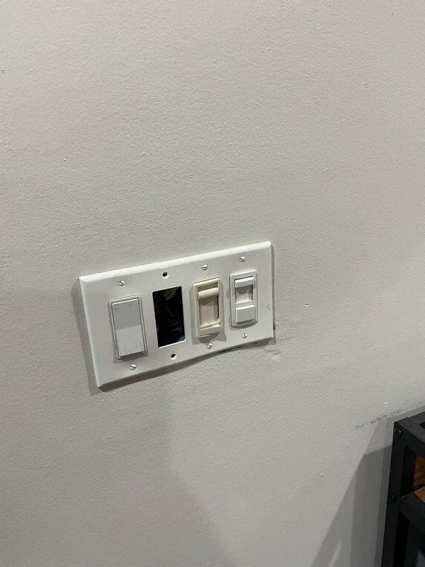 Completed comprehensive whole home electrical inspection of residential property. Performed thorough evaluation of main electrical service panel, verifying proper circuit breaker operation, wire sizing, and connection integrity across all branch circuits. Inspected and documented multi-gang switch installation controlling multiple lighting zones, confirming proper mounting, secure connections, and operational functionality of all switching devices. All components found to be in serviceable condition with no immediate safety concerns identified.