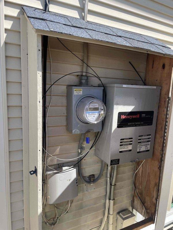 Provided comprehensive estimate for complete HVAC system replacement of 22-year-old air conditioning unit and furnace. Evaluated existing equipment condition, including air handler/coil located at backdoor down five steps, and documented current operational status of functioning AC system. Advised on required clearance of debris and animal waste around exterior condenser location, reviewed electrical service connections at outdoor utility enclosure, and confirmed thermostat operation displaying current temperature reading.
