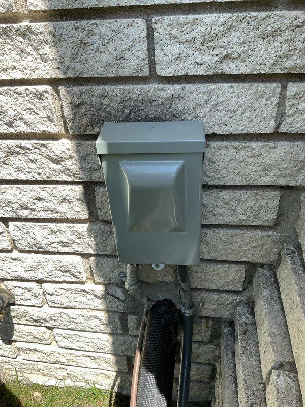 Completed comprehensive Gold AC Inspection on a 2-3 year old outdoor air conditioning unit as part of routine annual maintenance. Performed full system evaluation including inspection of electrical disconnect box, refrigerant line set with service valves, and all accessible components. Verified proper operation of copper refrigerant lines, brass service ports, and electrical connections. System found to be operating within normal parameters with no deficiencies noted at time of service.