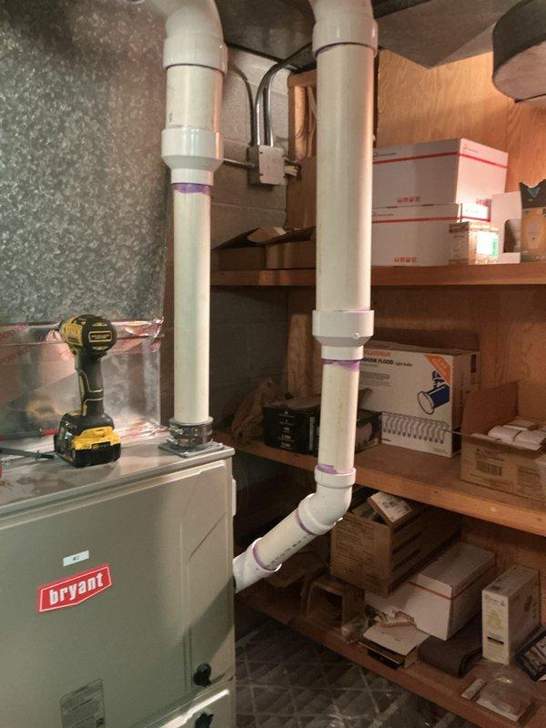Responded to no cooling complaint on approximately 5-year-old Bryant HVAC system. Performed diagnostic troubleshooting on dual-unit system to identify which unit was causing inadequate cooling. Diagnosed failed thermostatic expansion valve (TXV) requiring replacement. Ordered replacement TXV component under warranty coverage for system installed in 2021. Unit temporarily providing limited cooling capacity pending parts arrival and installation to restore full system operation.