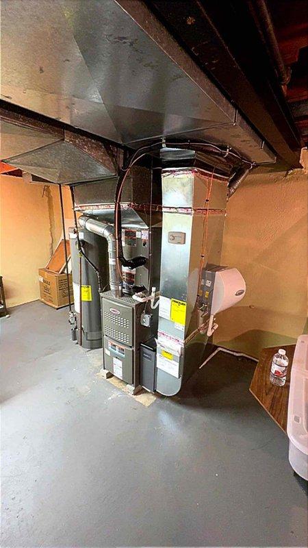 Completed full installation of 3-ton air conditioning system with matching evaporator coil. Installed Lennox outdoor condensing unit on prepared pad at rear of residence with proper electrical reconnection. Installed new indoor air handler and coil in basement mechanical room with professional sheet metal ductwork integration to existing system. All mechanical, electrical, and air conditioning permits obtained and work performed to code specifications.