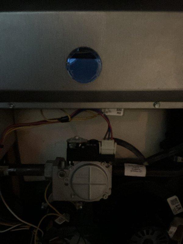 Completed comprehensive Gold-level furnace inspection and routine maintenance on a 6-year-old Trane gas furnace system located in basement. Performed full system diagnostic including burner assembly inspection, gas valve operation verification, ignition system testing, heat exchanger examination, and electrical connection assessment. All components found operating within manufacturer specifications with no safety concerns identified. System photographed and documented for service records.