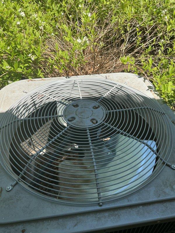 Completed annual Gold AC maintenance inspection on three-year-old outdoor air conditioning system. Performed comprehensive tune-up including visual inspection of condenser unit, fan assembly, and protective grille for proper operation and signs of wear. Checked refrigerant levels, electrical connections, and overall system performance to ensure reliable cooling operation. Inspected attic ductwork and ventilation components for proper airflow and insulation integrity. All components found to be functioning within normal parameters with no immediate service needs identified. System cleared for continued operation with next scheduled maintenance due per manufacturer recommendations.