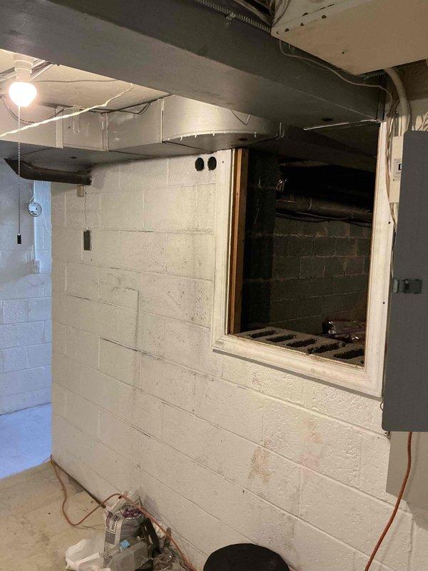 Successfully completed installation of a 5-ton air conditioning system with matching evaporator coil in left-side configuration. Installed Ecobee 3 Lite thermostat and reconnected all electrical and refrigerant lines to ensure proper system operation. Mechanical permit was requested and all work was performed to code specifications in the basement utility area.