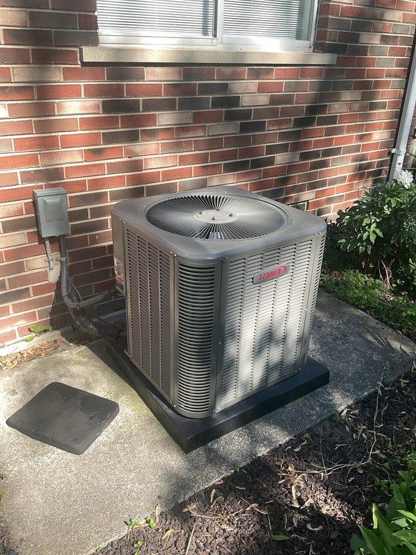 Completed comprehensive Gold AC Inspection on 2-3 year old Trane residential air conditioning system with air handler located in basement. Performed full system evaluation including outdoor condenser unit inspection, verified proper operation of all components, checked refrigerant levels and electrical connections at disconnect box, and inspected Aprilaire humidity control system for proper calibration and functionality. All equipment found to be operating within normal parameters with no immediate service needs identified.