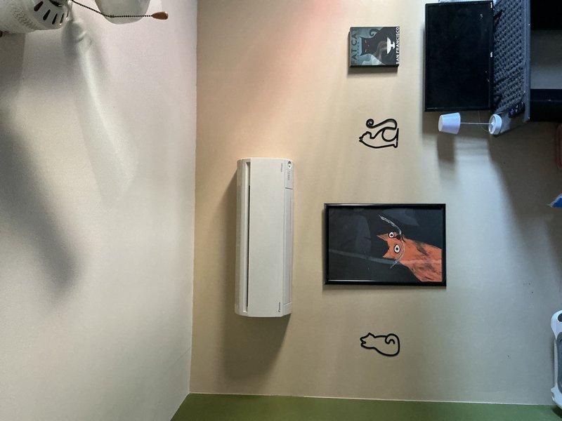 Responded to no cool call on 3-year-old ductless mini-split system located in basement. Upon arrival, confirmed unit was not producing conditioned air and conducted diagnostic evaluation requiring tall ladder access for potential refrigerant leak inspection. Performed thorough visual inspection of indoor air handler and refrigerant lines, checked electrical connections, and assessed system operation to determine root cause of cooling failure.