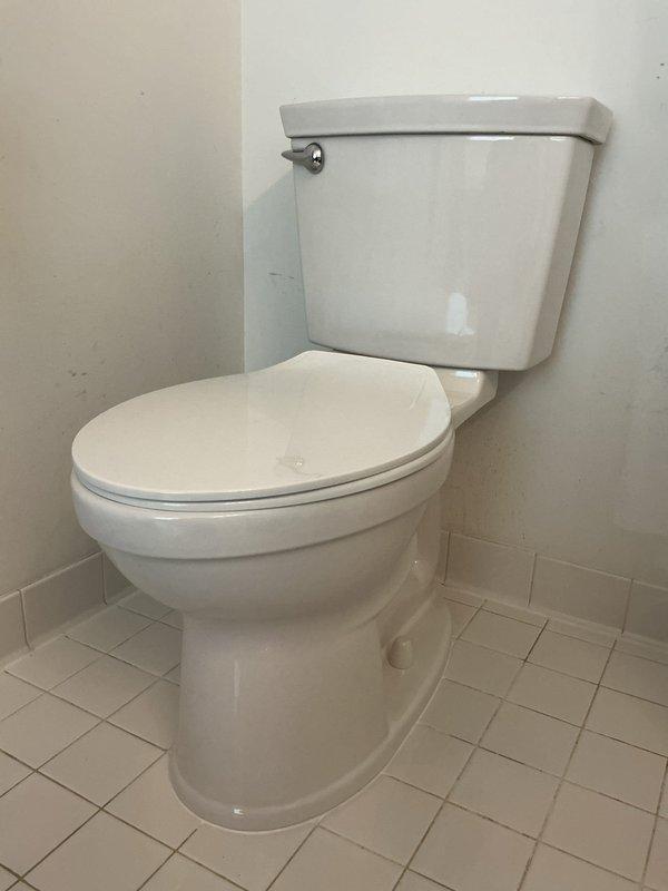 Responded to a water leak from the toilet supply hose in a residential bathroom. Upon arrival, inspected the flexible braided supply line connecting the fill valve to the wall shut-off and identified the source of the active leak. Replaced the defective supply hose with a new braided stainless steel line, ensuring proper connections at both the tank inlet and wall valve, then tested the system for leaks and verified proper operation of the fill valve and flush mechanism.