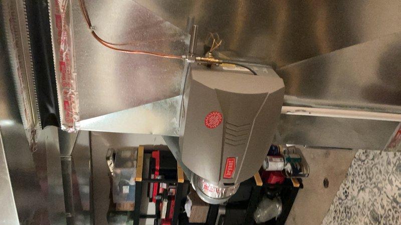 Responded to service call for high-pitched noise from air conditioning system during first seasonal use. Performed comprehensive inspection of recently installed HVAC system including air handler, ductwork, and humidifier components located in basement. Examined all mechanical connections, blower assembly, and duct transitions for potential noise sources. Verified proper operation of cooling system, checked refrigerant lines, and inspected humidifier mounting and copper supply line connections. All equipment found to be functioning within normal parameters with no abnormal sounds detected during operation at time of service.
