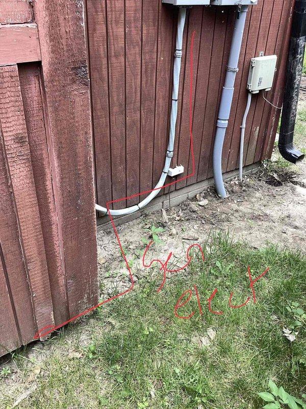 Conducted comprehensive site assessment for complete HVAC system replacement including furnace, air conditioning, and generator installation. Property currently lacks central air conditioning and existing furnace is significantly aged beyond serviceable life. Documented existing equipment conditions, utility locations marked with spray paint indicators, and evaluated installation pathways for new system components. Photographed current air handler unit showing severe frost accumulation on ductwork indicating possible refrigerant issues or airflow restrictions. Assessed electrical service capacity, outdoor unit placement options along fence line near existing utility connections, and determined optimal routing for new condensate drainage lines. Prepared detailed estimate for full system upgrade to meet customer's heating, cooling, and backup power requirements.